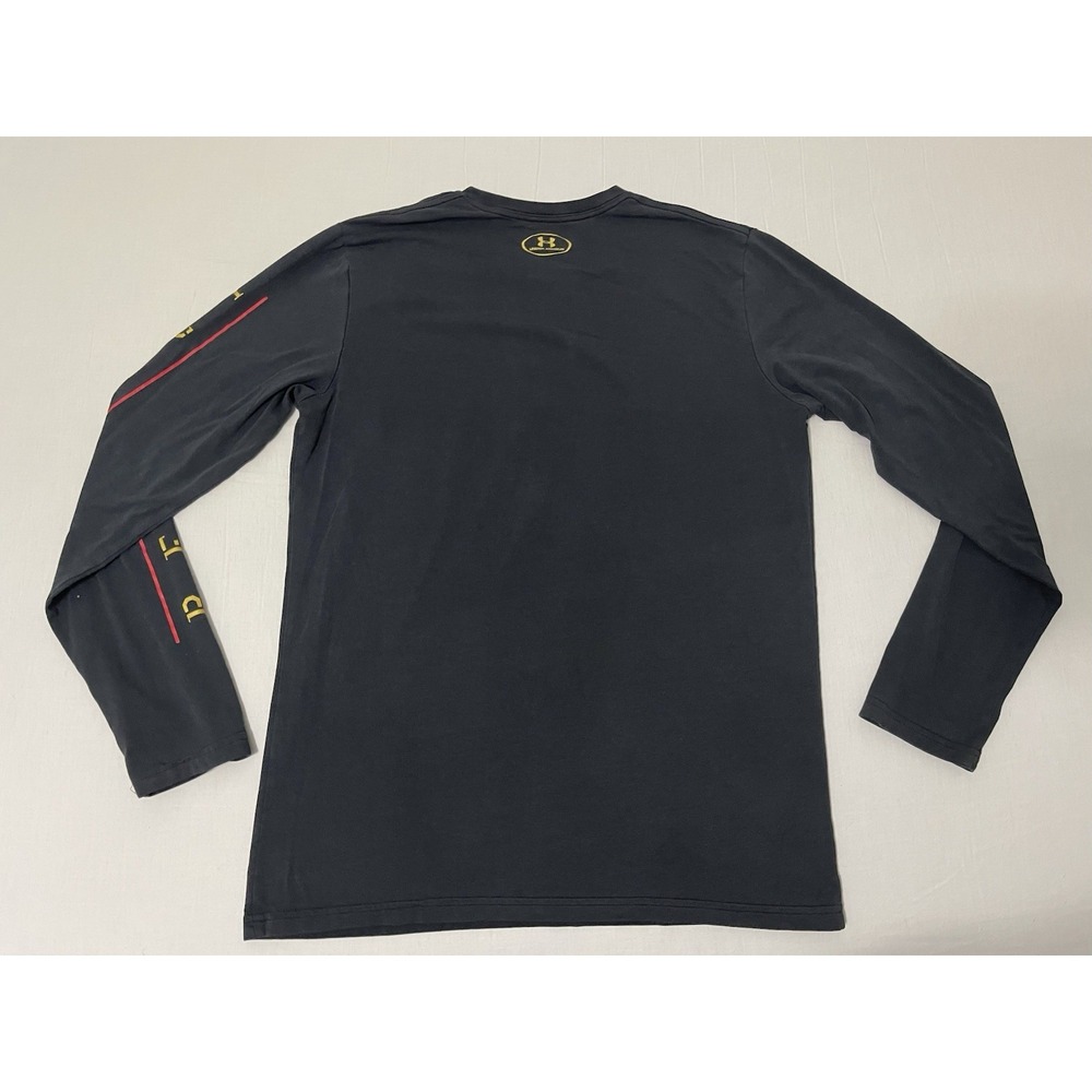 Under Armour Project Rock‎ Freedom Long Sleeve Respect Shirt Mens Small Heatgear - Picture 8 of 8
